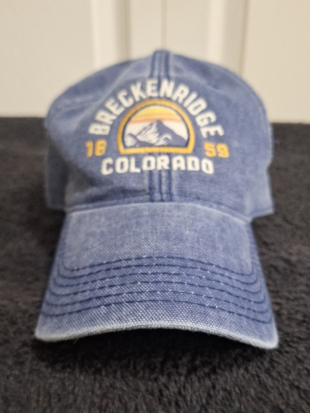 Legacy "Breckenridge Colorado" Denim Embroidered Baseball Cap - Adjustable